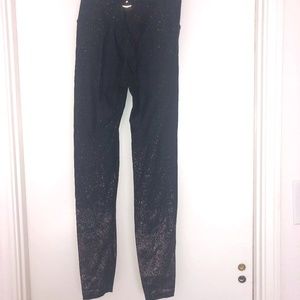 Gold Spattered Leggings